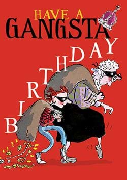 Gangsta Birthday Card