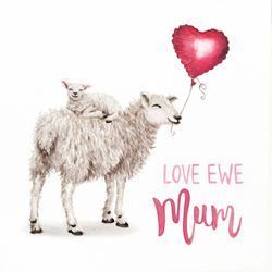 Love Ewe Mum Greeting Card
