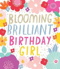 Blooming Brilliant Birthday Card