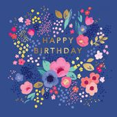 Floral Birthday Card